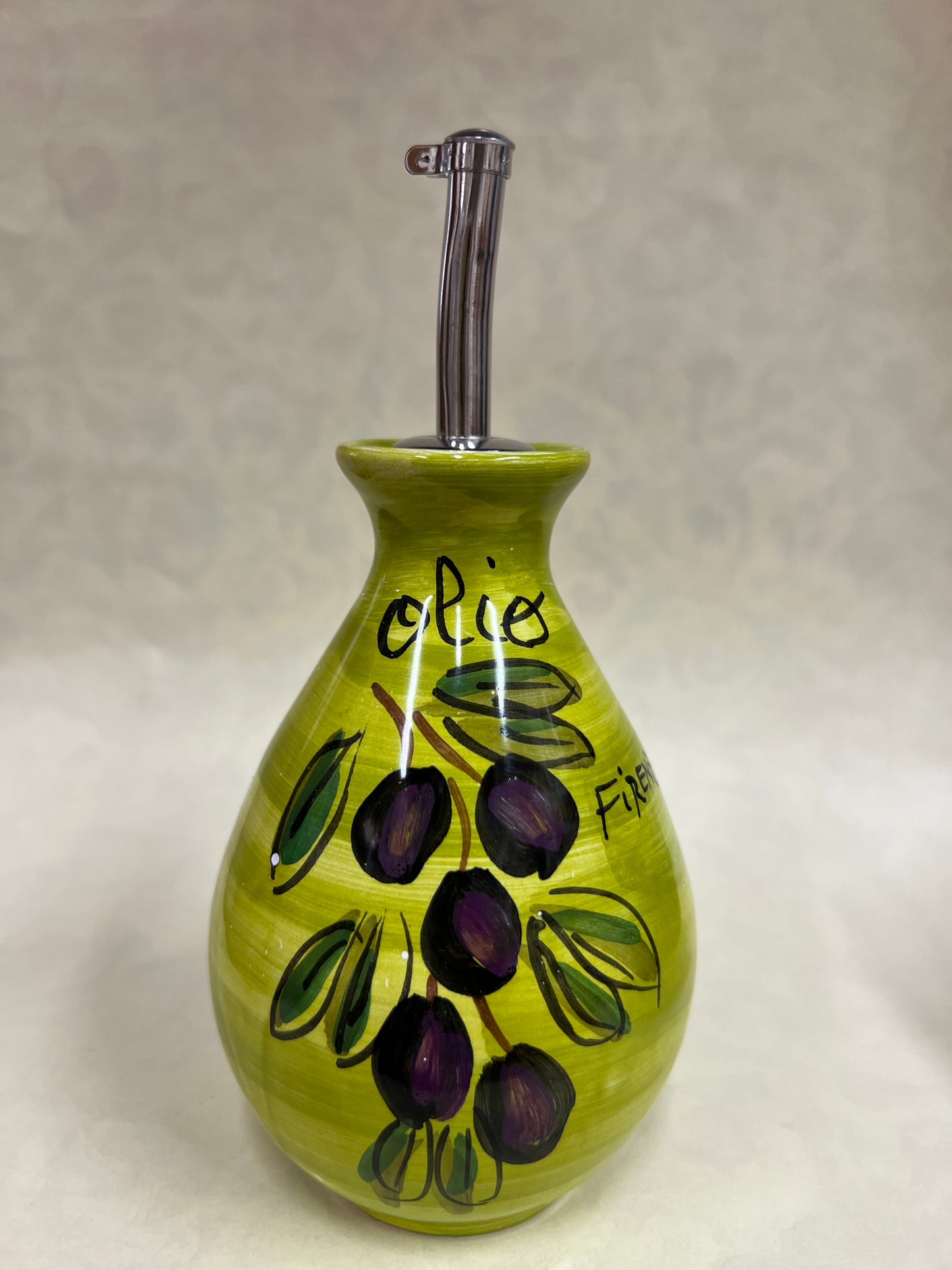OLIERA IN CERAMICA DIPINTA A MANO (versione grande)