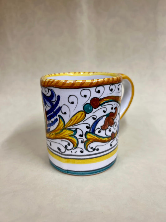 TAZZE IN CERAMICA STILE DERUTA DIPINTE A MANO