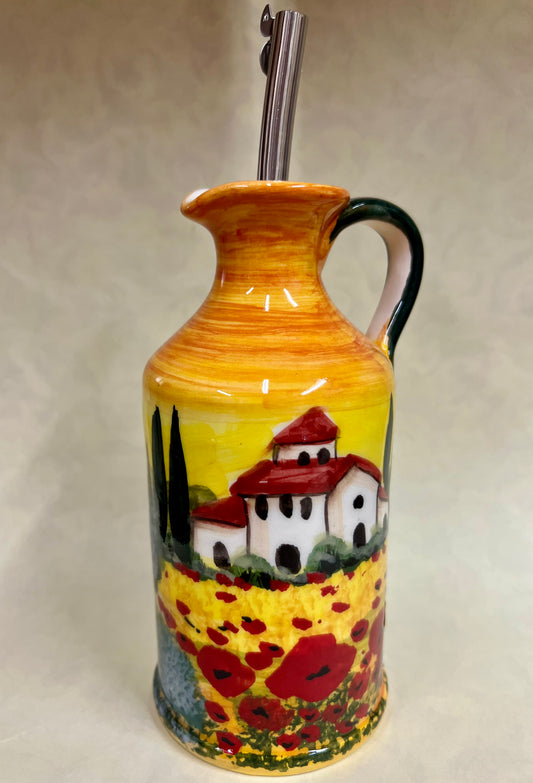 OLIERA DIPINTA A MANO IN CERAMICA