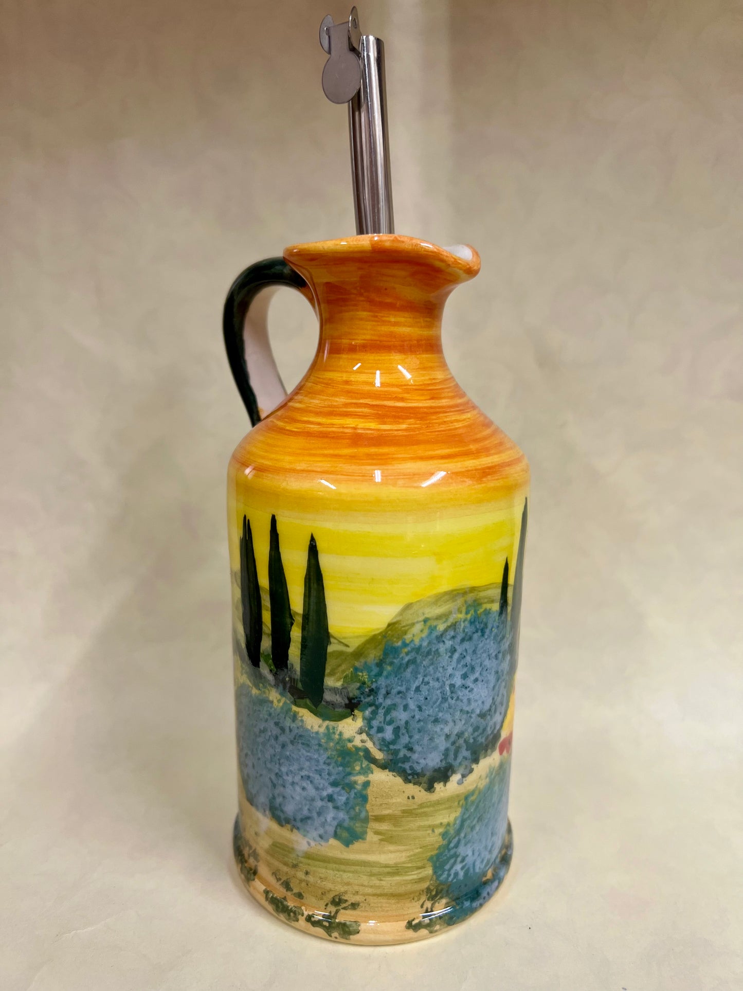 OLIERA DIPINTA A MANO IN CERAMICA