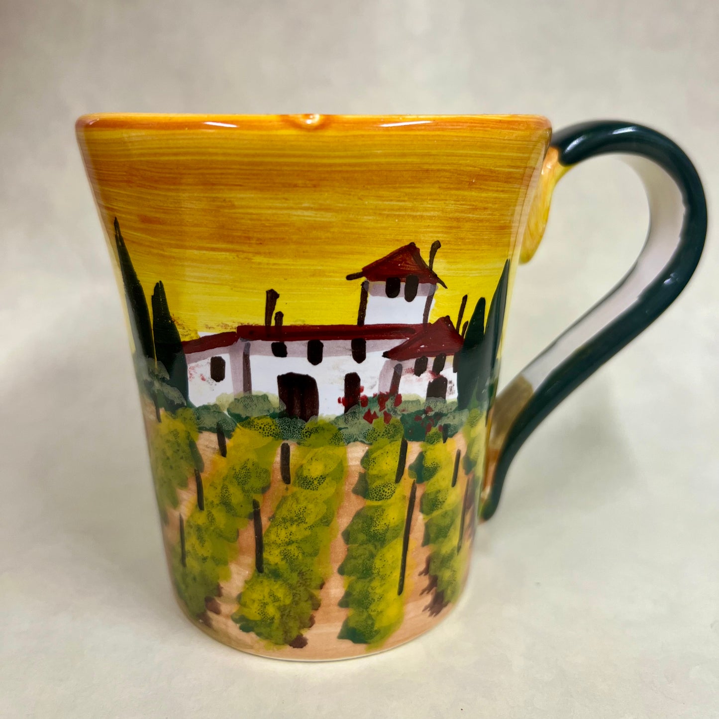 TAZZA GRANDE IN CERAMICA DIPINTA A MANO