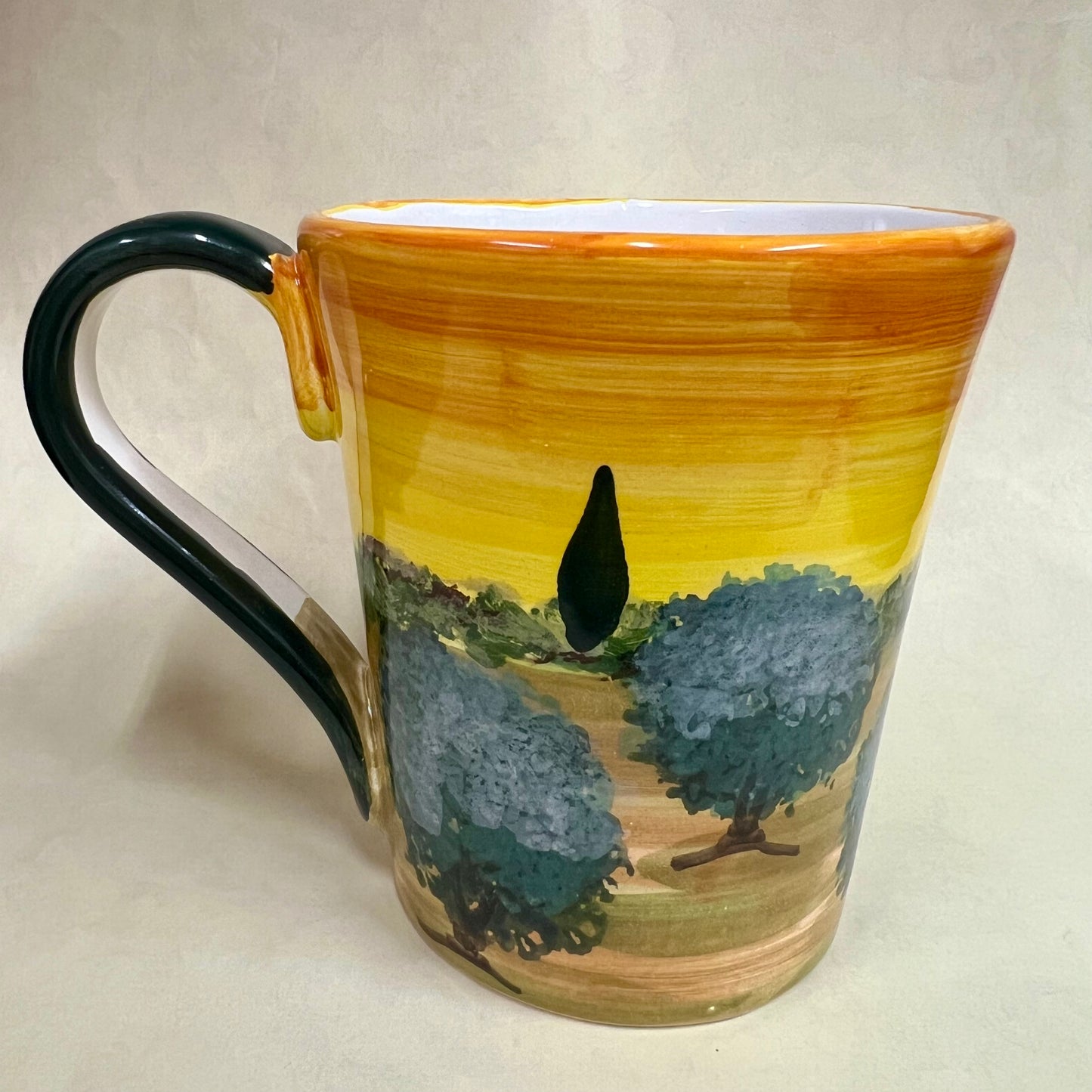 TAZZA GRANDE IN CERAMICA DIPINTA A MANO