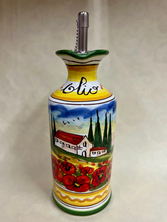 OLIERA IN CERAMICA DIPINTA A MANO