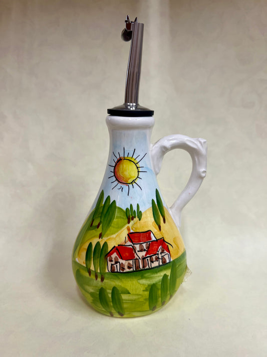 OLIERA IN CERAMICA DIPINTA A MANO