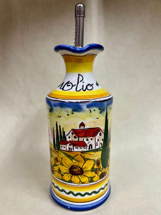 OLIERA IN CERAMICA DIPINTA A MANO