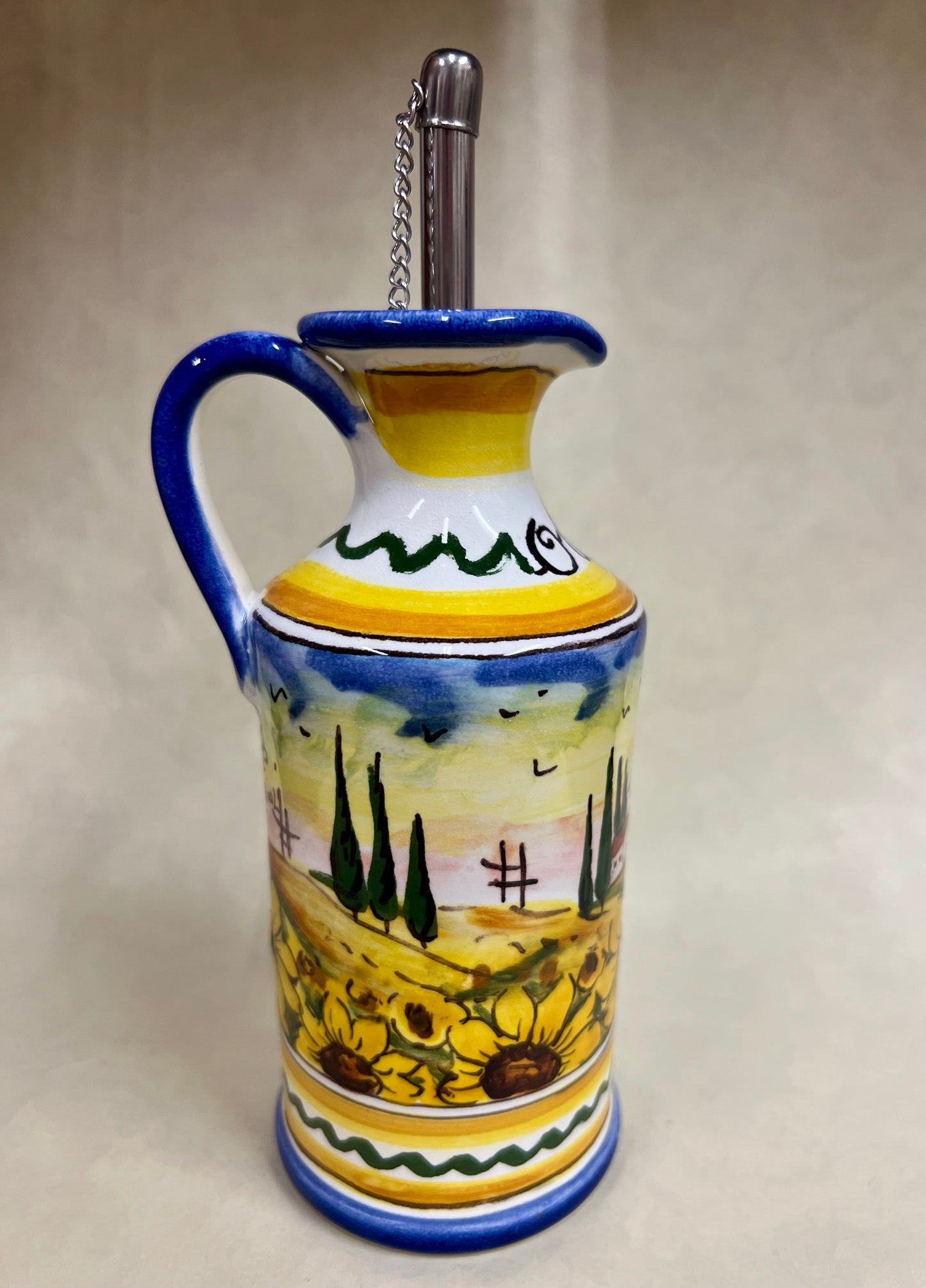 OLIERA IN CERAMICA DIPINTA A MANO