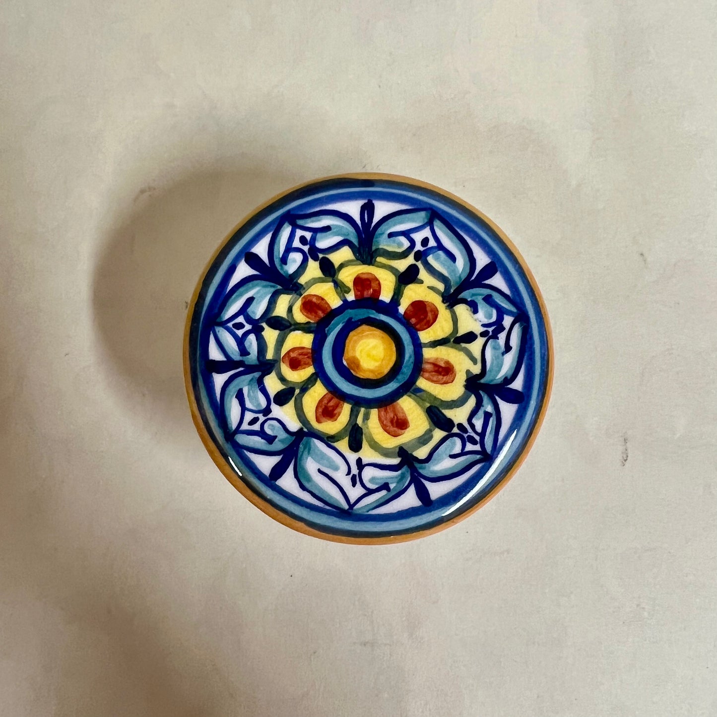 PORTA GIOIE IN CERAMICA DIPINTO A MANO