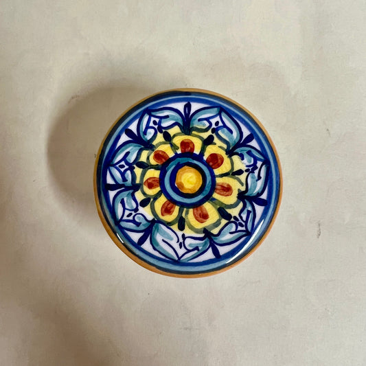 PORTA JOYERÍA DE CERÁMICA PINTADA A MANO