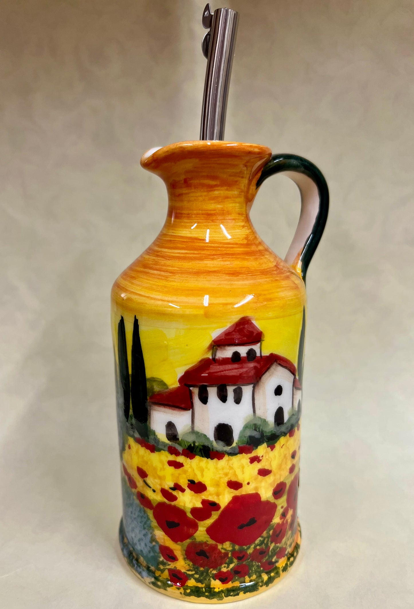 OLIERA DIPINTA A MANO IN CERAMICA
