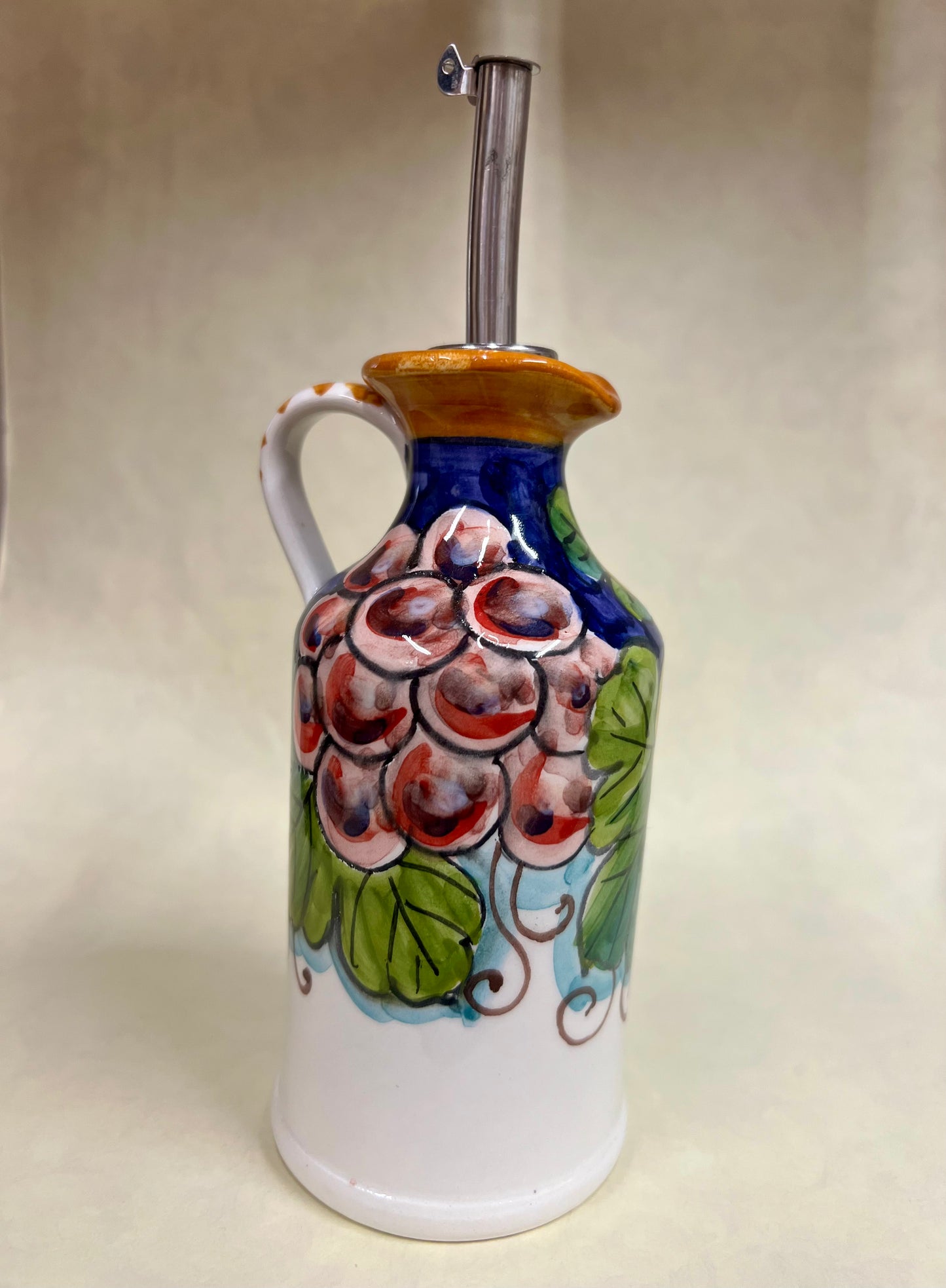 OLIERA IN CERAMICA DIPINTA A MANO