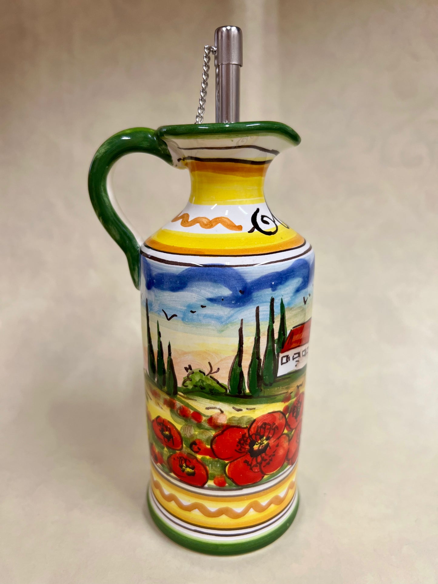 OLIERA IN CERAMICA DIPINTA A MANO