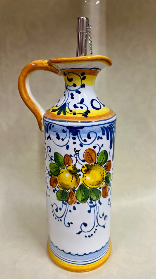 OLIERA IN CERAMICA DIPINTA A MANO DETTAGLI UNICI